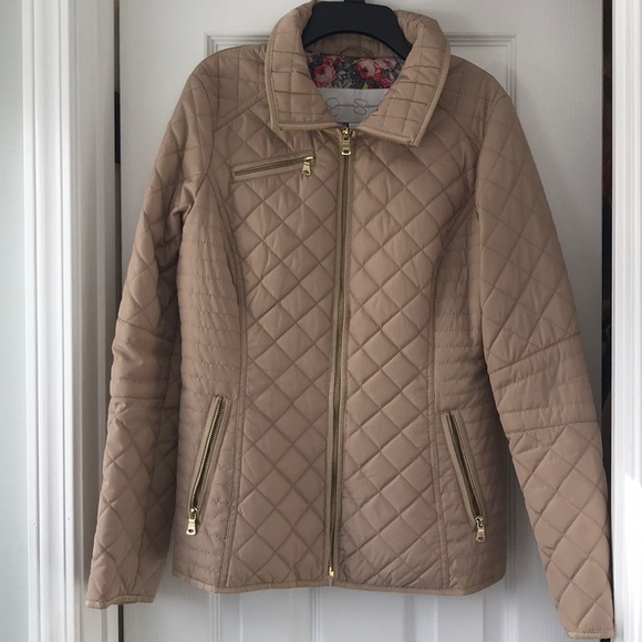 Jessica Simpson Jackets & Blazers - Jessica Simpson Tan Jacket